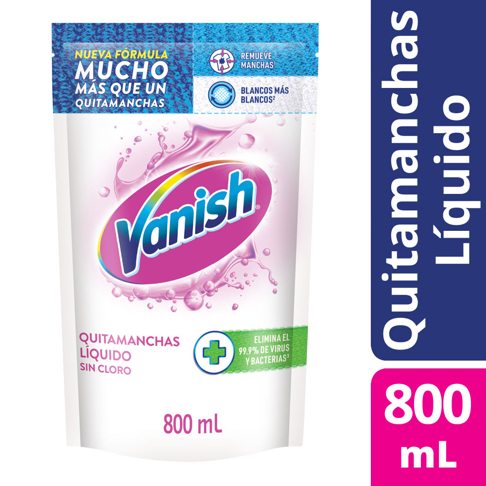 Imagen de Quitamanchas Vanish líquido blanco 800ml