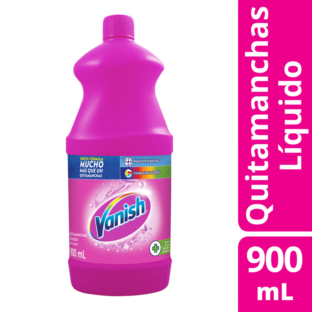 Quitamanchas Vanish líquido rosa 900ml
