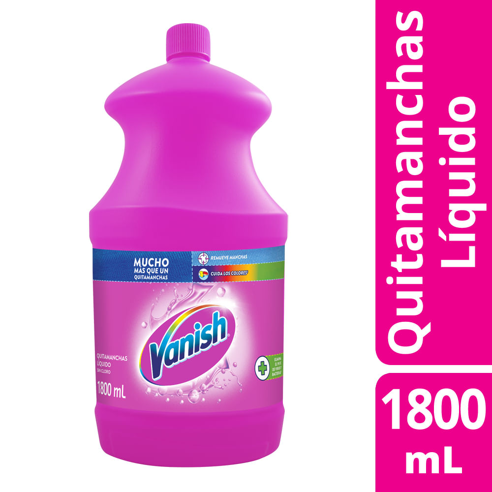Imagen de Quitamanchas Vanish líquido Rosa 1.8L Botella