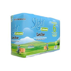 Leche Colanta Uht Descremada 900 Ml X6 Unds