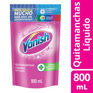 Quitamanchas Vanish líquido rosa 800ml