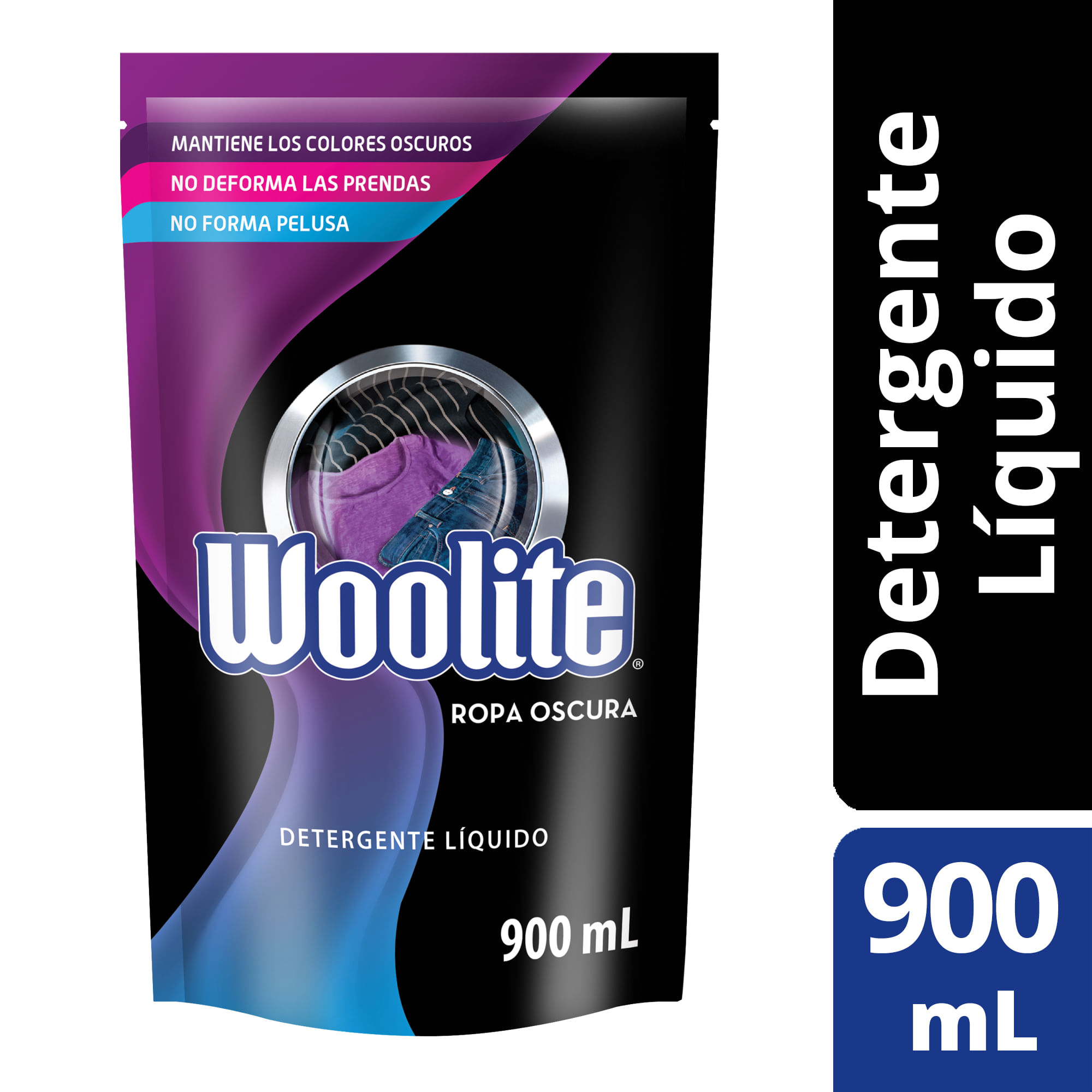 Detergente Líquido Woolite Ropa Oscura 900 Ml