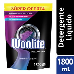 Detergente Líquido Woolite Ropa oscura 1800 Ml