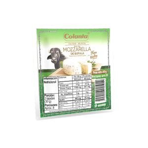 Queso Colanta Mozzarella Búfala Finas Hierbas 250 G