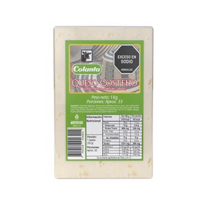 Queso Colanta Costeño Bloque 1 Kg