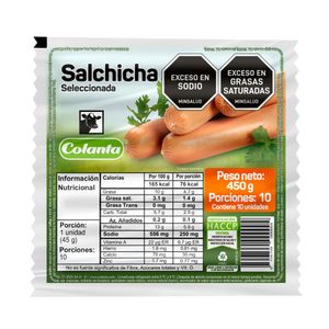 Salchicha Colanta Seleccionada 450 G