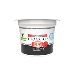 Yogurt Colanta Griego Descremado Fresa 125 G