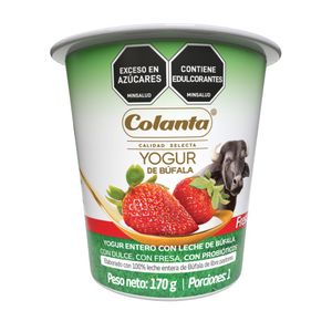 Yogurt Colanta Búfala Fresa 170 G