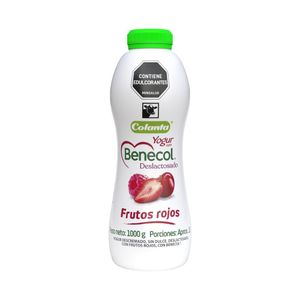 Yogurt Benecol Deslactosado Frutas Rojos 1000 G