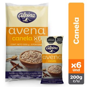 Bebida Alpina Avena Canela 200 G X6 Unds