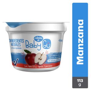 Yogurt Baby Gu Entero Manzana 113 G