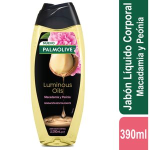 Jabon Líquido Palmolive Corporal Luminous Macadamia y Peonia 390 Ml