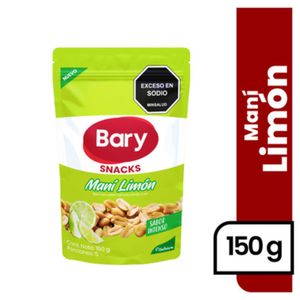 PASABOCA MANI BARY LIMON INTENSO 150g