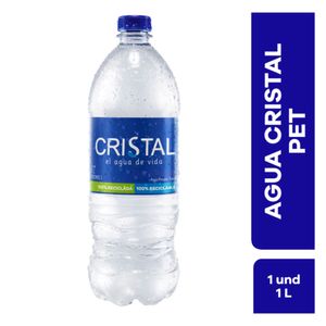 Agua Cristal Ecopack 1 Lt