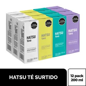 Té Hatsu Surtido 200 Ml X12 Unds