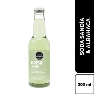 Soda Hatsu Sandía & Albahaca 300 Ml
