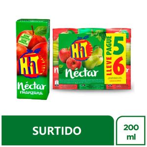 Jugo Hit Néctar Vital 200 Ml X6 Unds Oferta