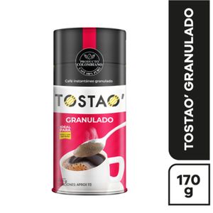 Café Tostao Instantáneo Ganulado 170 G