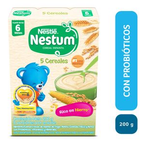 Cereal infantil Nestlé Nestum 5 Cereales 200 G