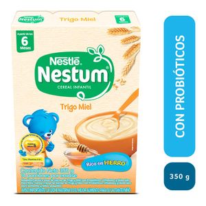 Cereal infantil Nestlé Nestum Trigo Miel 350 G