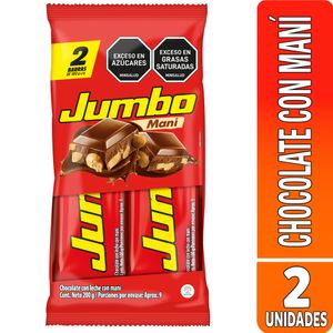 Chocolate Jumbo Jet 200 G X2 Unds