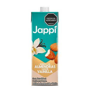 Bebida Jappi Almendras Vainilla 900 Ml