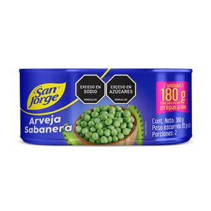 Arveja Sabanera San Jorge x 2 latas de 180gr
