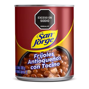 Fríjoles San Jorge con Tocino 580 G