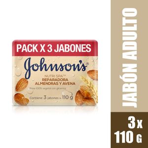 Jabón JOHNSON'S Avena TRIPACK x 330 GR
