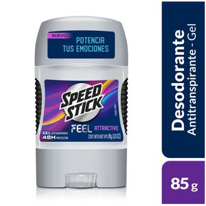 Desodorante Speed Stick Hombre Gel Feel Attractive 85 G
