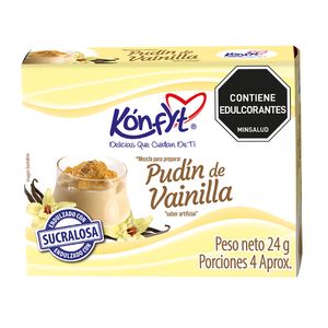 Mezcla Kónfyt para Pudín Vainilla Sin Azúcar 24 G