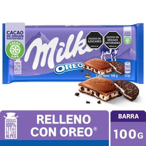Chocolates MILKA rellenos con oreo (100 gr)