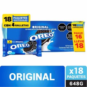 Galleta Oreo Original 648 G