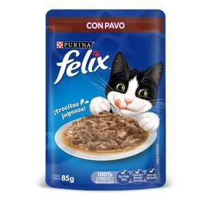 Alimento para Gato Felix Húmedo Pavo 85 G