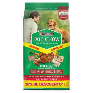 Comida para perro Dog Chow Adulto medianos y grandes x 2 kg OFERTA