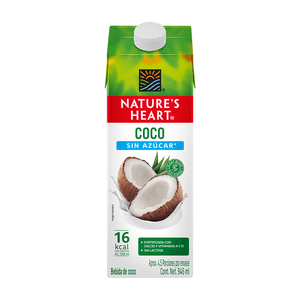 Bebida Nature's Heart Coco sin Azúcar 946 Ml