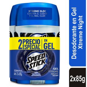 Desodorante Antitranspirante Speed Stick Hombre Gel 85 G X2 Unds