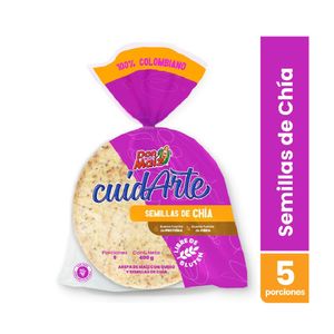Arepa Don Maíz con Queso y Semillas Chía 400 G X5 Unds