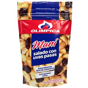 Maní Olimpica Salado Con Pasas 200 G