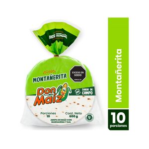 Arepa Don Maíz con Sal 600 G X10 Unds