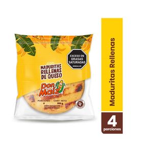 Arepa Don Maíz Maduritas Rellenas de Queso 280 G X4 Unds