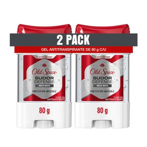 Desodorante OLD SPICE Gel sudor defense seco X2 Und 160 Gr