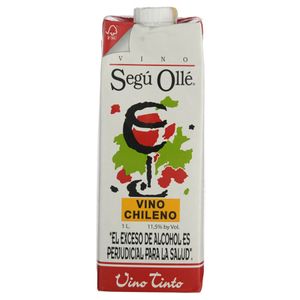 Vino Tinto Segú Ollé Chileno 1000 Ml