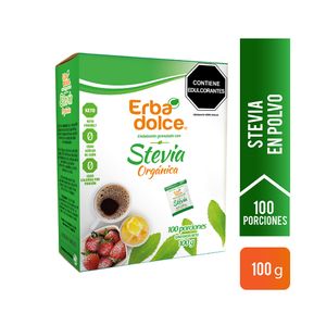 Endulzante Stevia Erba Dolce Granulada X100 Unds