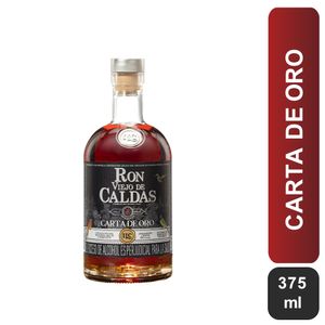 Ron Viejo de Caldas 8 Carta de Oro 375 Ml