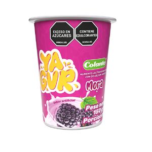Yagur Colanta Mora 150 G