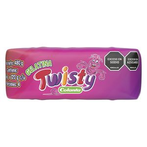 Gelatina Twisty Colanta 120 G X4 Unds