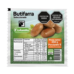 Butifarra Montefrío 450 G X18 Unds