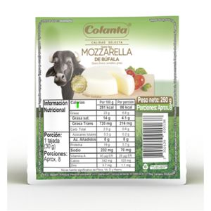 Queso Colanta Mozzarella Búfala 250 G