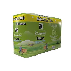 Leche Colanta Uht Entera 1,1 Lt X6 Unds